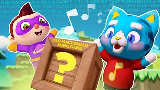 Old Macdonald Song Game | Farm Animal Sounds Hiding on Adventure Kids Island | Just For Kids