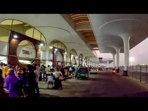Beautiful dhaka airport road motovlog