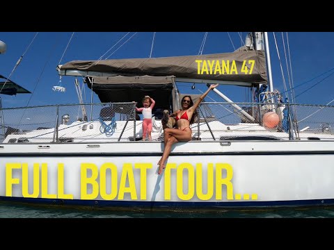 FULL BOAT TOUR! WATER DAMAGED boat now OCEAN READY! Ep 347