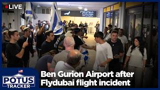 LIVE: Ben Gurion Airport After Diverted Flydubai Flight From Dubai | AP113 screenshot 5