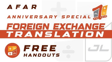 AFAR: Foreign Exchange Part 1/2 - Translation