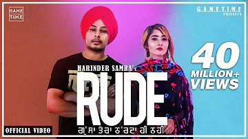 Rude | Gussa Tera | Aakda ne kha layi mai | Harinder Samra | Nisha Bhatt | Dreamboy | punjabi song