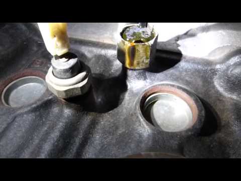 Oil pressure and knock sensor location and operation