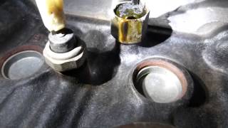 Oil pressure and knock sensor location and operation