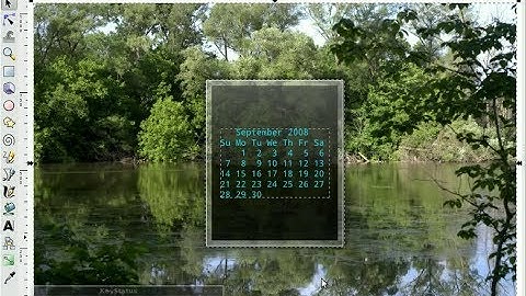 heathenX Inkscape Tutorials: episode 072 - Creating a glass-style panel with Inkscape