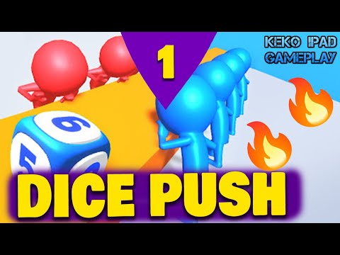 Dice Push - Level 1 - KEKO IPAD GAMEPLAY Android ios