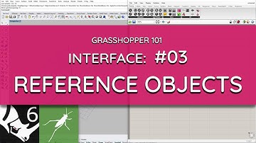Grasshopper 101: User Interface  | #03 Referencing Objects from Rhino to Grasshopper |  Beginner