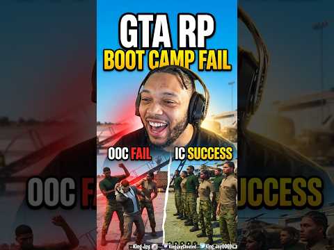 I Survived the HARDEST Boot Camp in GTA 5 RP! 😳 | FiveM Military RP #Shorts