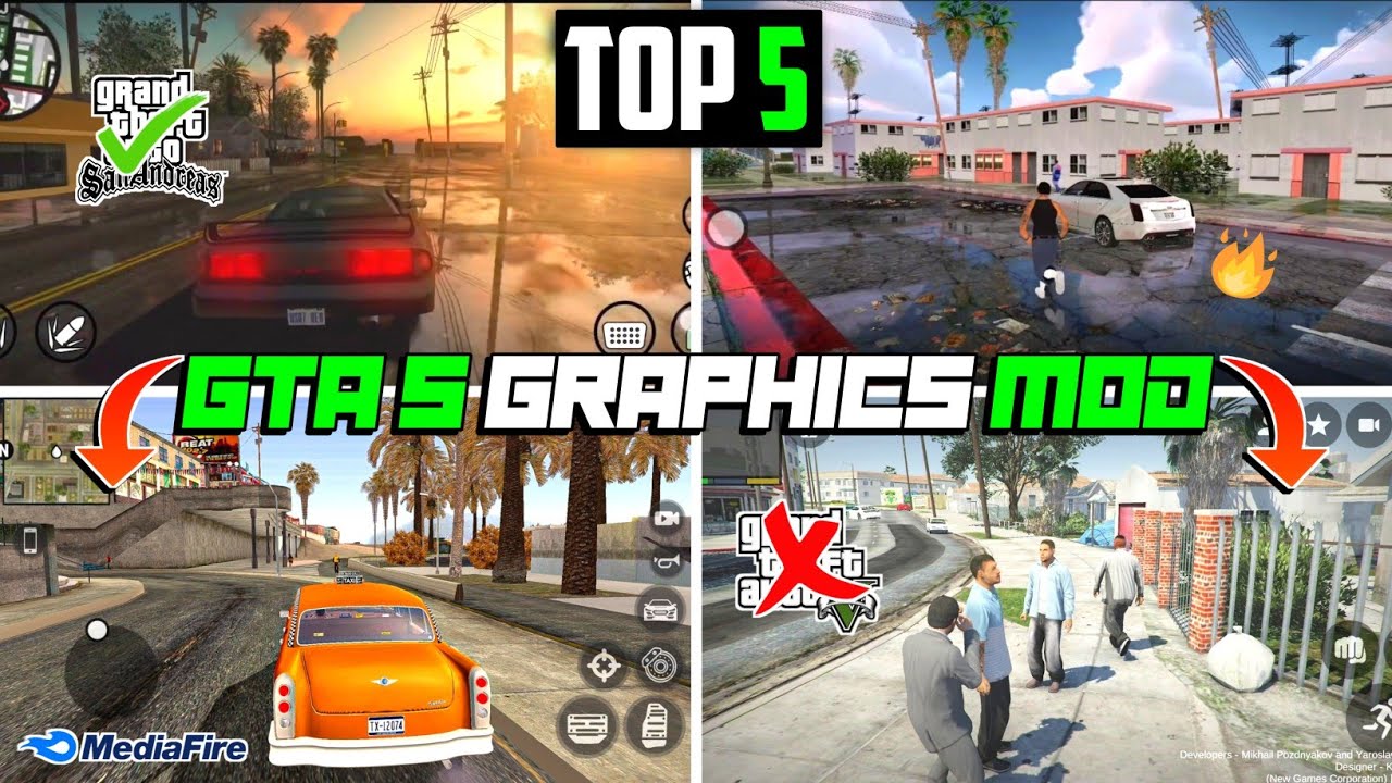 Top 5 GTA San Andreas mods for Android and iOS