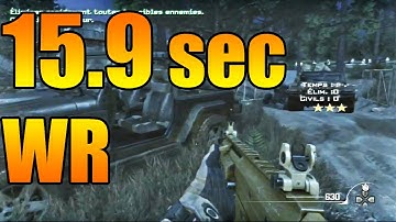 [WORLD RECORD] 15.9 sec MW3 Spec Ops "Stay Sharp" Console!