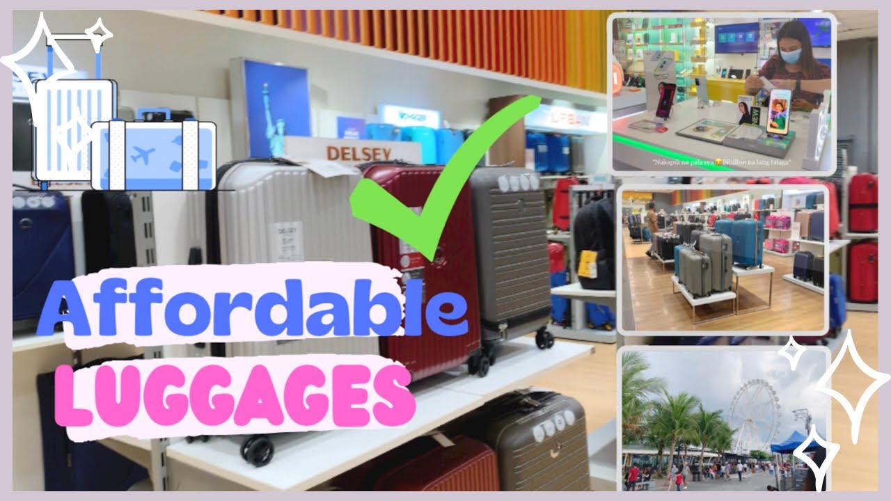 Murang Luggage/Maleta Sa MOA Affordable Luggages SM Mall Of Asia