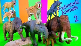 NEW Prehistoric Animals MAMMOTH SMILODON - fun video for kids NEW Prehistoric Animals MAMMOTH SMILODON - fun video for kids