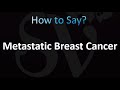 How to Pronounce Metastatic Breast Cancer (correctly!)