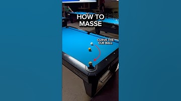 How to Massé (Curve) the Cue Ball around another ball#magicmikebilliards #jflowers