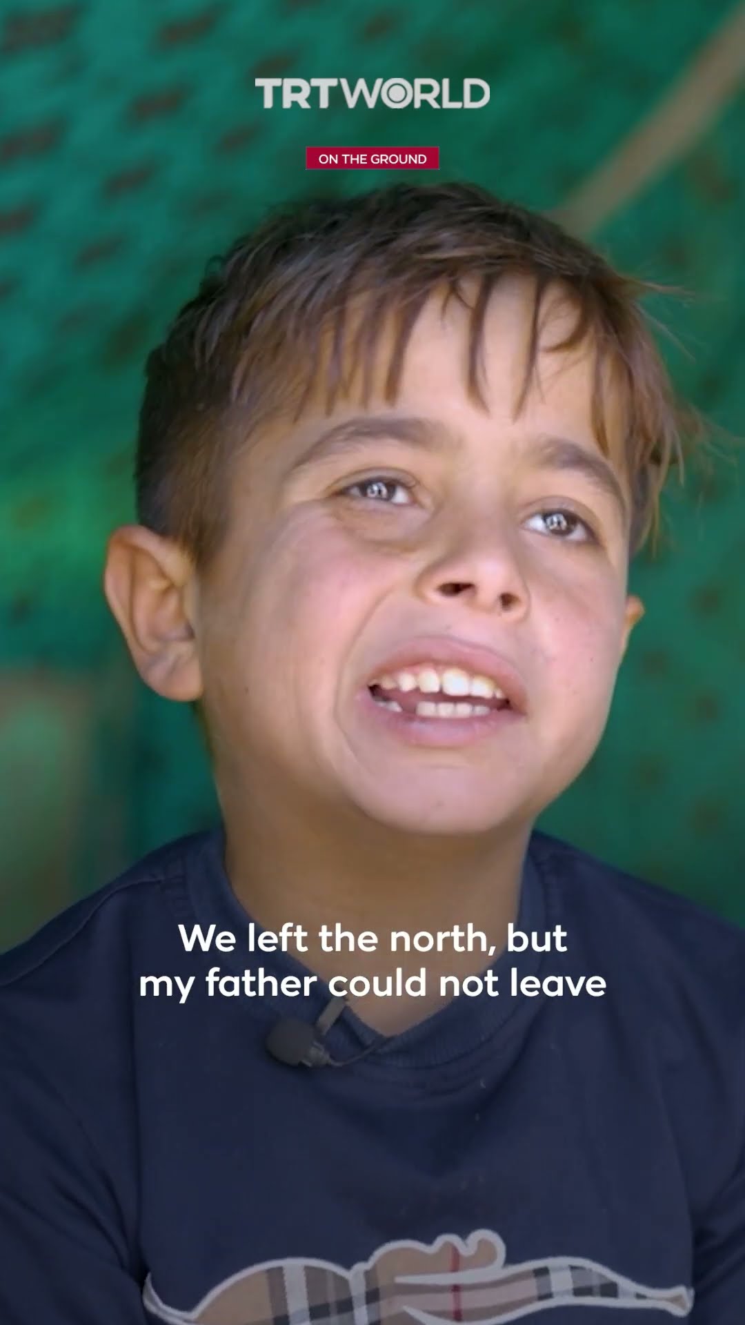 Palestinian child longs for reunion with family