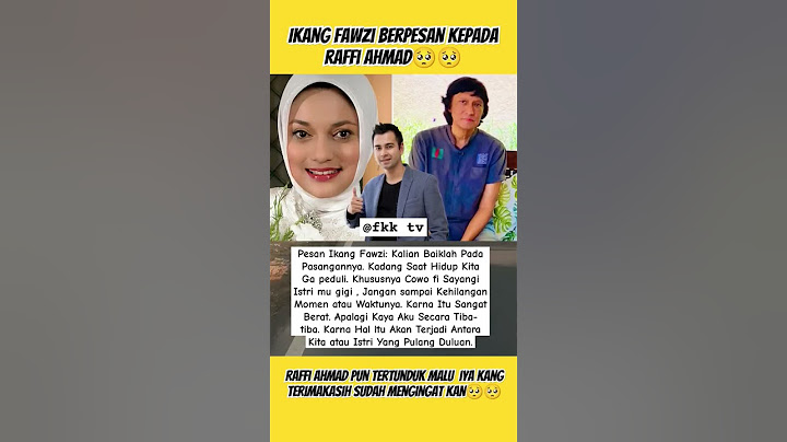 Moment haru‼️Ikang fawzi mengingatkan raffi ahmad 🥺🥺 #beritaviral #beritaterkini  #raffiahmad
