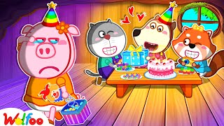 Nancy Feels Lonely! No One Joins Nancy's Birthday - Funny Stories for Kids 🤩 Wolfoo Kids Cartoon