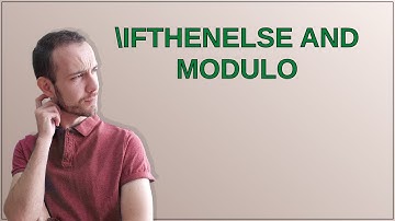 Tex: ifthenelse and modulo