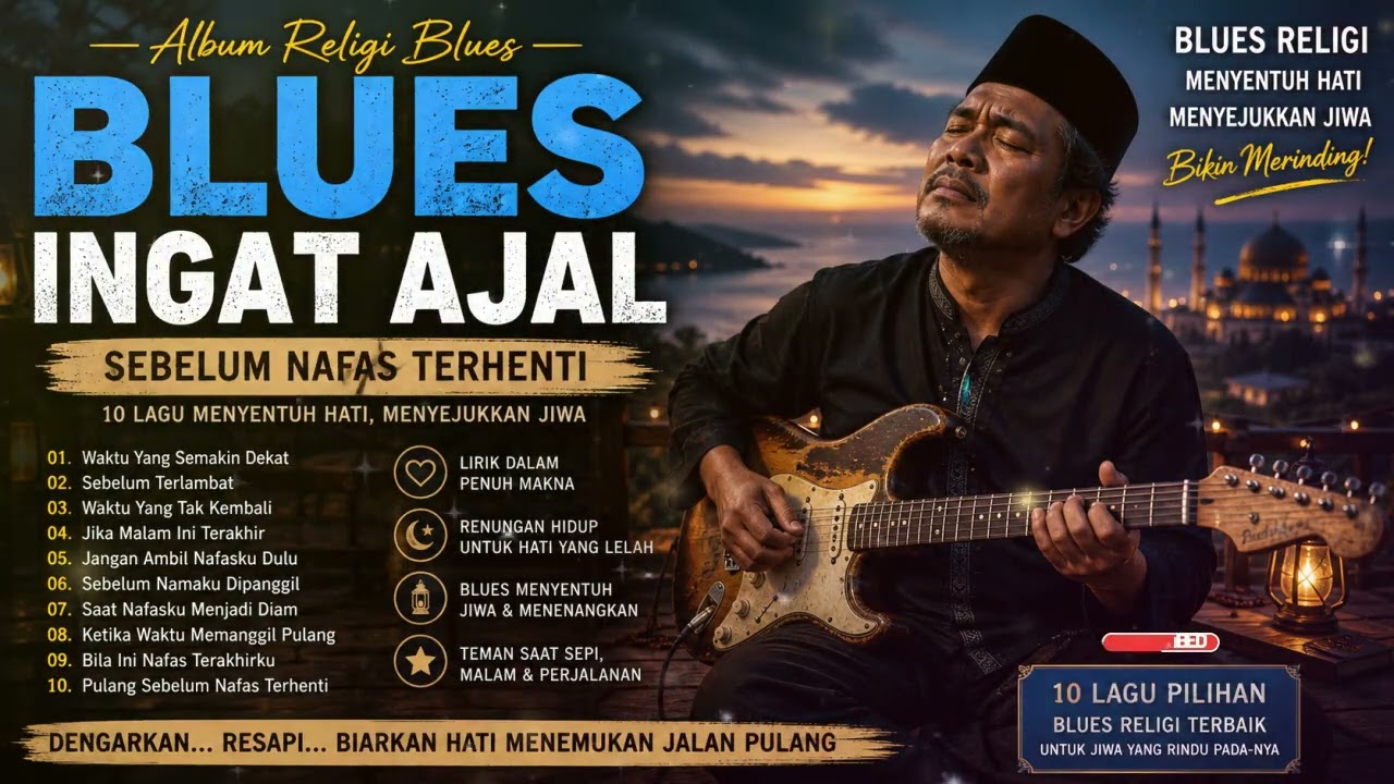 BLUES RELIGI MENYENTUH HATI | SEBELUM NAFAS TERHENTI – Renungan, Taubat \u0026 Ingat Ajal