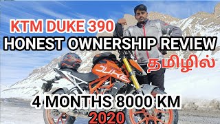 KTM DUKE 390 || HONEST OWNERSHIP REVIE || TAMIL DUKE 390 || ROAD WARRIOR TAMIL RIDER