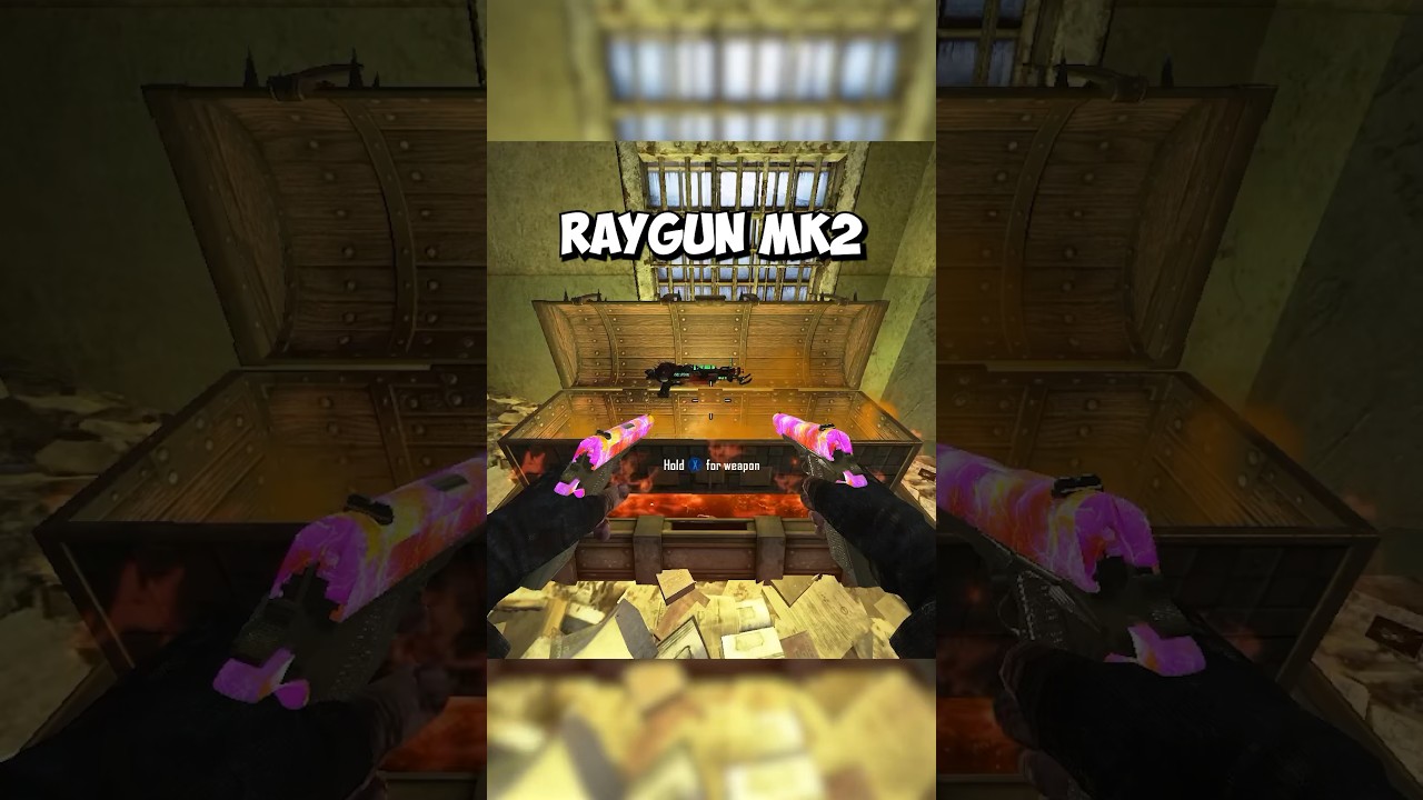 Ray Gun Mark II в раунде 50 против раунда 100 в CoD Zombies 