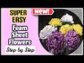 Foam Sheet Craft Ideas || How to make Flowers || Foam Flowers (tutorial)