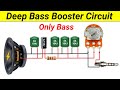 Ultra powerful bass booster circuit  only deep bass  low  pass filter  skr electronics lab