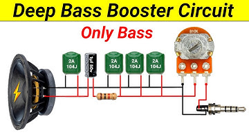 Ultra Powerful Bass Booster Circuit || Only Deep Bass || Low  Pass Filter || SKR Electronics Lab