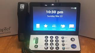 Setting up Your CapTel Phone (2400i)