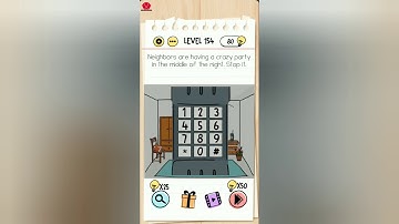 Brain Test Level 154 neighbors are having a crazy party in the middle of the night stop it