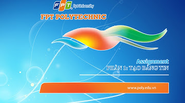 ASSIGNMENT 1   COM 1022   Tin học văn phòng   FPT Polytechnic