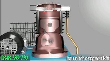 Nguyên lý hoạt động máy nén khí piston