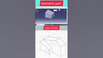 Isometric view #engginfo #catia #solidmodeling