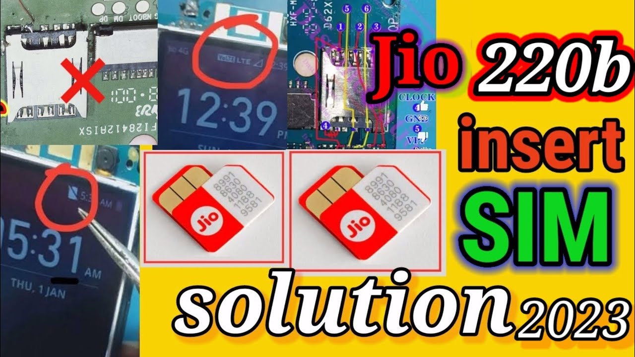 jio 220b insert SIM card jio 220b insert SIM problem jio 220b insert SIM jumper jio SIM