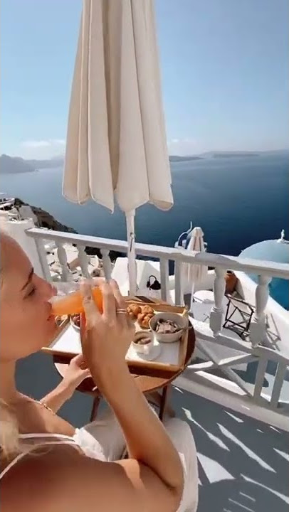 Morning In Santorini tiktok your passport