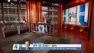 Jeff Van Gundy of ESPN Talks Knicks Legends Charles Oakley \& Patrick Ewing - 4\/7\/17