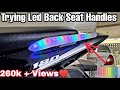 Colorful Led Back Grip Handle  * इन्हें लगाकर मजा ही आ गया *Review || Installation ||Modified Pulsar