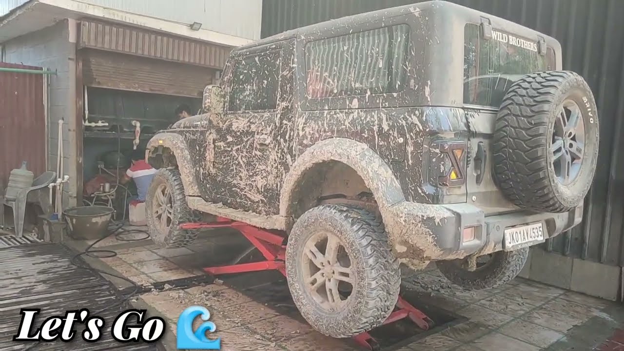 Thar Car Wash (Dirty to Beauty 😍) | Mech Alfa Kralpora, Srinagar