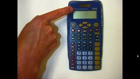 TI15 Calculator Place Value Mode Part 1