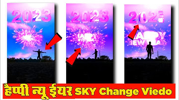 Happy New year 2023 Video Editing VFX tutorial | dekho wo aa gaya | Kinemaster video editing