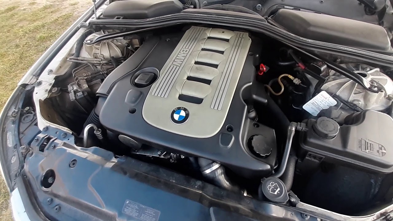 BMW e60 525d M57d25 engine sound #350000km# R6 - YouTube