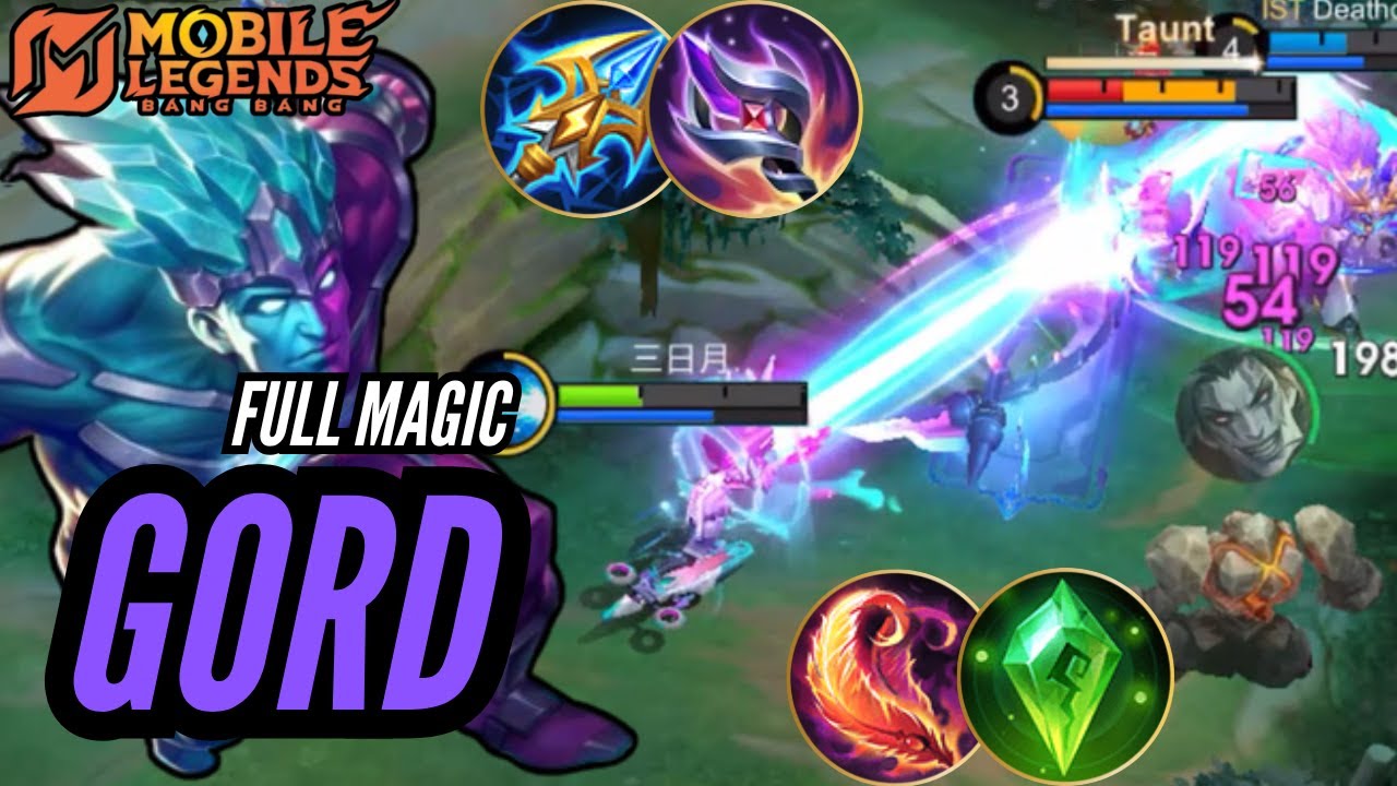 UNSTOPPABLE GORD FULL DAMAGE BURST BUILD | MLBB