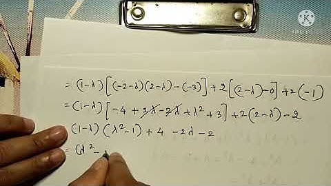 Cayley Hamilton Theorem with example