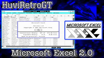 HUVI RETRO: Instalación de Microsoft Excel 2.0