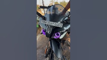 RGB ring Light For rs200 | Bluetooth connect | #rs200 #light #eyes #modified