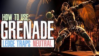 How to use Snake's Grenade: Ledge Traps/Neutral