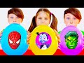 Magic Balloons Superhero and more funny challenges with Adriana and Ali