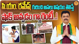 సి.యం. రమేష్ గురించి తెలియని అసలు విషయాలు | Anakapalle BJP MP Contestant C.M. Ramesh | Aadhan