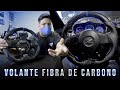 NUEVO VOLANTE DE FIBRA DE CARBONO A MI NISSAN 350Z !