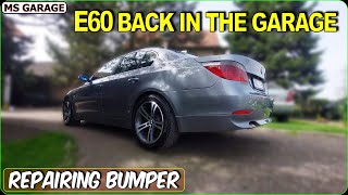 Back In Our Garage | BMW E60 | This Time We Are Repairing The Bumper